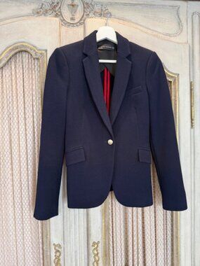 Zara Woman Blazer Navy Blue Size XS